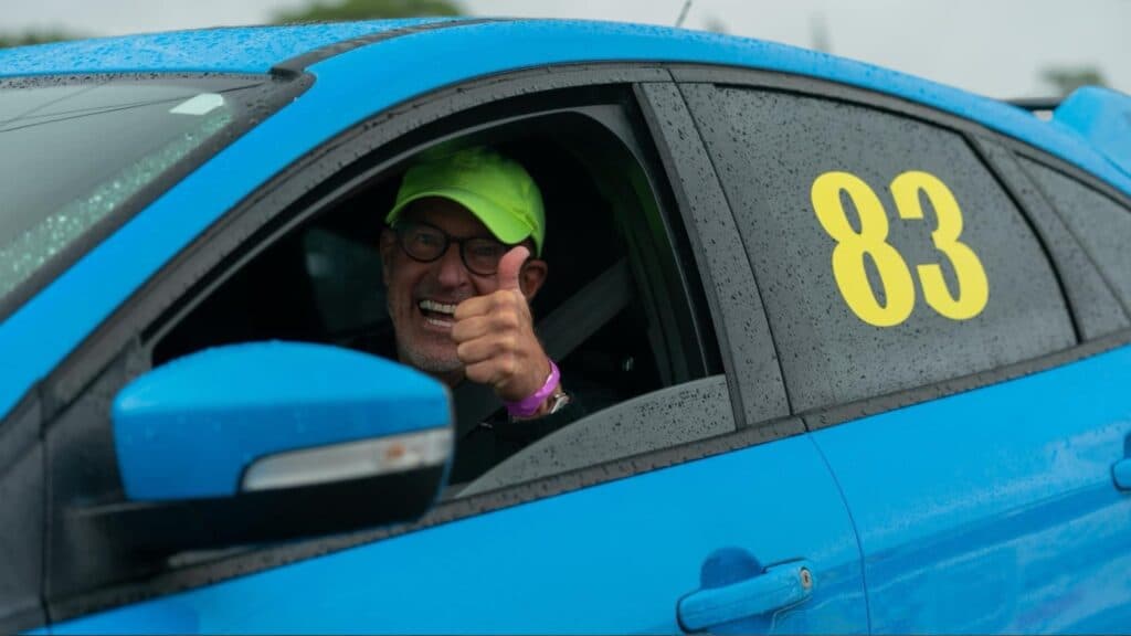 DriveHPDE Managing Director Marcus Cole at the circuit